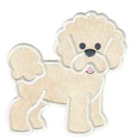 Top Dogs Applique Set 4 Machine Embroidery Designs by JuJu