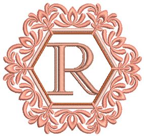 Rosanna Monogram | Machine Embroidery Designs by JuJu