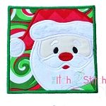 Santa Box 2 Applique | Machine Embroidery Designs by JuJu