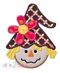 Scarecrow Girl Applique | Machine Embroidery Designs by JuJu