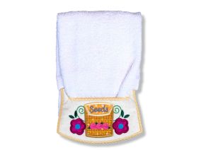 ITH Seed Packet Wrap Around Towel Topper | Machine Embroidery Designs by JuJu