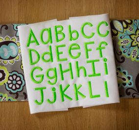 Shake It Off Embroidery Font Machine Designs by JuJu