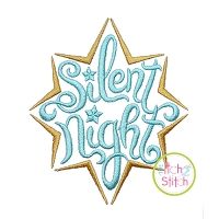 Silent Night Star Embroidery | Machine Embroidery Designs by JuJu