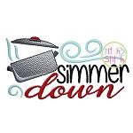 Simmer Down Embroidery | Machine Embroidery Designs by JuJu