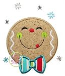 Snowflake Gingerbread Applique | Machine Embroidery Designs by JuJu