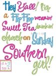 Southern Girl | Machine Embroidery Designs by JuJu