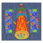 Spaceships and Aliens Applique Machine Embroidery Designs by JuJu 