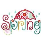 Spring Applique | Machine Embroidery Designs by JuJu