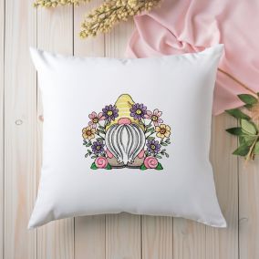 Spring Garden Gnome 1 | Machine Embroidery Designs by JuJu