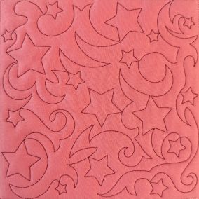 Stars and Curves and Swirls Quilting Backdrops Design | Machine Embroidery Designs by JuJu