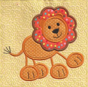 Stick Zoo Animals Applique Machine Embroidery Designs by JuJu
