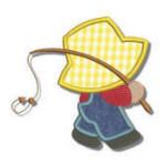 Sunbonnet Sam Applique Machine Embroidery Designs by JuJu 