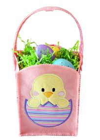 ITH Chick Basket | Machine Embroidery Designs by JuJu