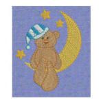 Slumber Party Teddy Machine Embroidery Designs by JuJu
