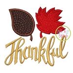 Thankful Leaves Applique | Machine Embroidery Designs by JuJu