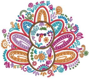 Thanksgiving Doodles Machine Embroidery Designs by JuJu