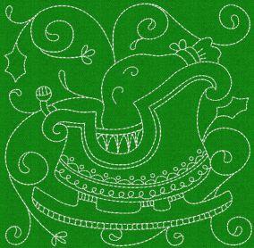 Christmas Quilt Blocks 2 Machine Embroidery Designs by JuJu