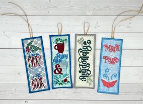 ITH Bookmarks Set 4 | Machine Embroidery Designs by JuJu