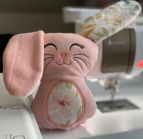In The Hoop Bonnie Bunny | Machine Embroidery Designs by JuJu