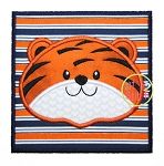 Tiger Face Box Applique | Machine Embroidery Designs by JuJu