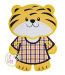 Tiger Jersey Applique | Machine Embroidery Designs by JuJu
