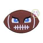 Tough Football Applique | Machine Embroidery Designs by JuJu