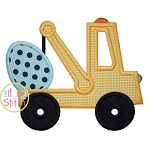 Tow Truck Easter Egg Applique | Machine Embroidery Designs by JuJu