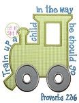 Train Up A Child Proverbs 22:6 Applique | Machine Embroidery Designs by JuJu