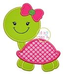 Turtle Girl 2 Applique | Machine Embroidery Designs by JuJu