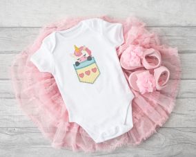 Pocket Unicorn | Machine Embroidery Designs by JuJu