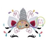 Unicorn Horn Artist Embroidery | Machine Embroidery Designs by JuJu