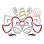 Unicorn Horn Jingle Bells Embroidery | Machine Embroidery Designs by JuJu