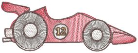 Vintage Sketch Transportation Machine Embroidery Designs by JuJu