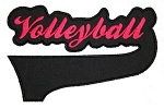 Volleyball tail Applique | Machine Embroidery Designs by JuJu