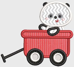 Wagon Critters 1 Applique Machine Embroidery Designs by JuJu 