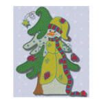 Whimsical Snowmen Machine Embroidery Designs by JuJu
