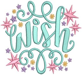 Whimsical Words Machine Embroidery Designs by JuJu