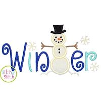 Winter Applique | Machine Embroidery Designs by JuJu