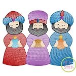 Wisemen Sketch Embroidery | Machine Embroidery Designs by JuJu