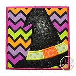 Witch Hat Box Applique | Machine Embroidery Designs by JuJu