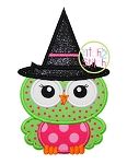 Owl Witch 2 Applique | Machine Embroidery Designs by JuJu