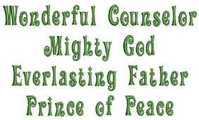 Wonderful Counselor