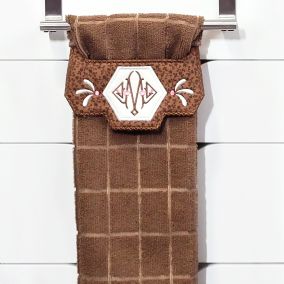 Wrap Around Towel Hangers 1 | Machine Embroidery Designs by JuJu