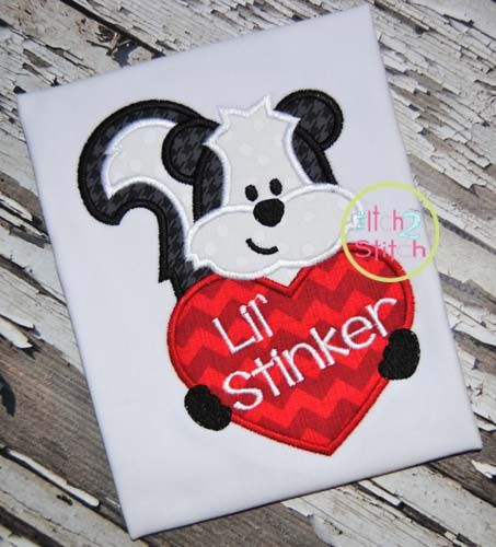 Little Stinker Applique | Machine Embroidery Designs by JuJu