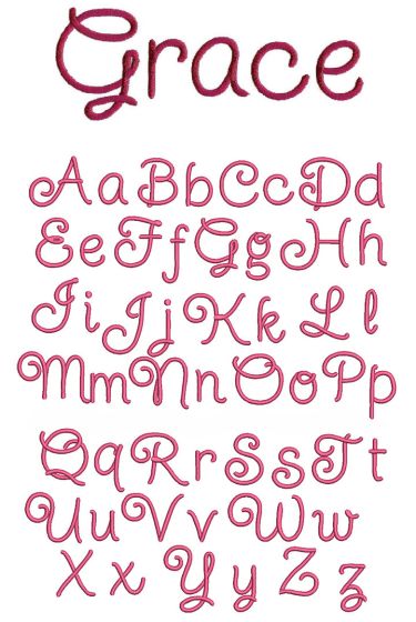 Starlight Starbright Font Machine Embroidery Designs by JuJu