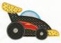 Speedy Racecars Applique Machine Embroidery Designs by JuJu 