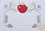 Apple Princess Frame Embroidery | Machine Embroidery Designs by JuJu