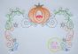 Carriage Princess Frame Embroidery | Machine Embroidery Designs by JuJu