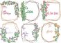 Customizable Quilt Labels 2 | Machine Embroidery Designs by JuJu