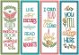 ITH Bookmarks Set 10 | Machine Embroidery Designs by JuJu